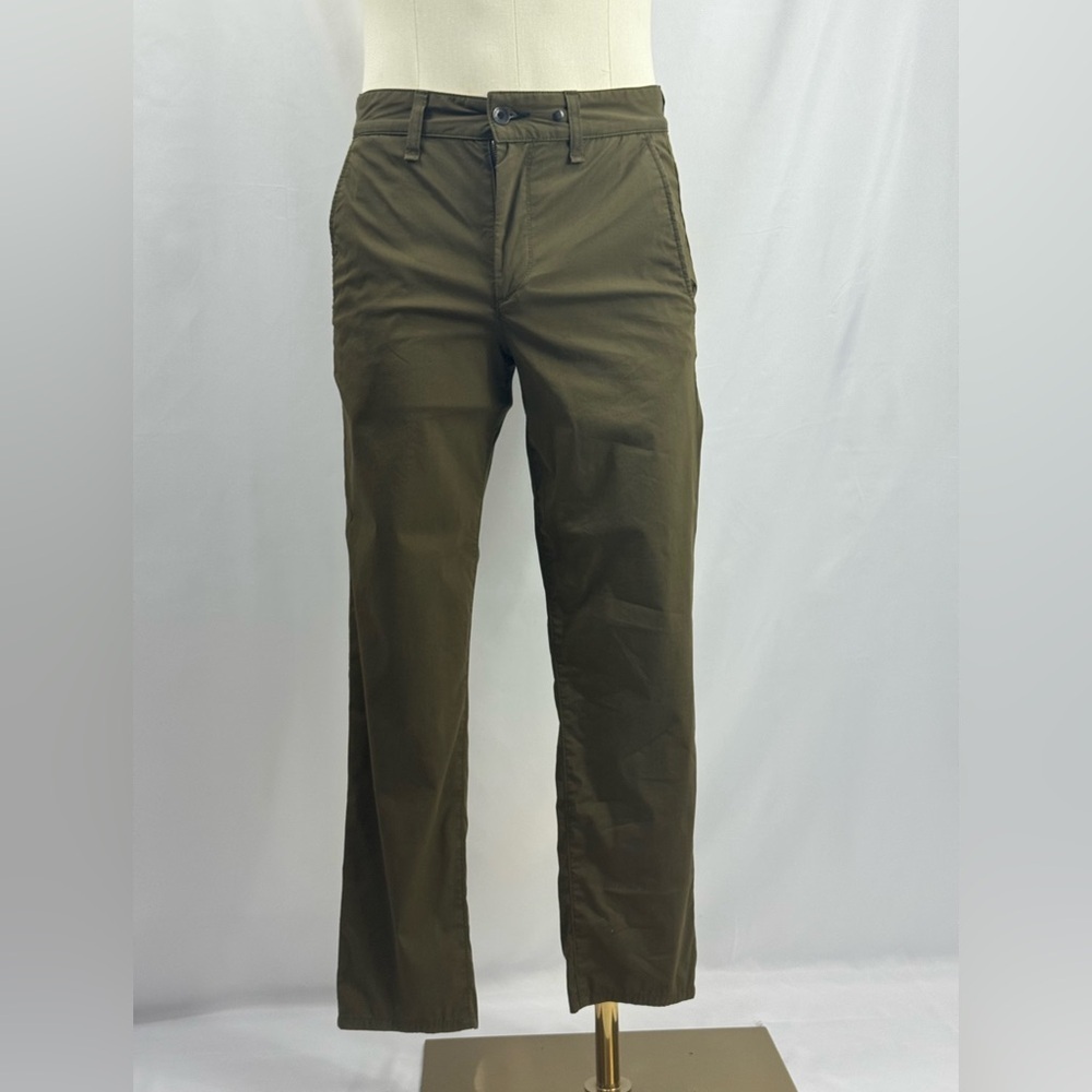 Rag & Bone Men’s Army Green Mid rise Slim Relaxed Pants Size 30 Waist - Picture 3 of 13